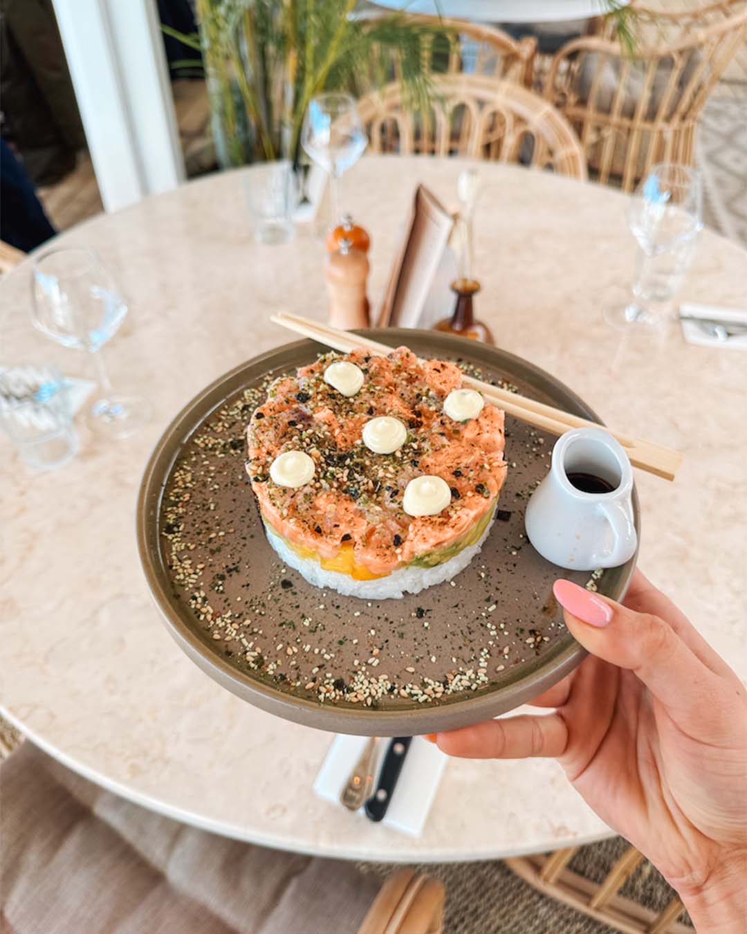 Lunchgerecht zalmtartaar